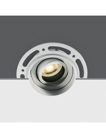 One Light LED bedroom white lamp Kapilio 11105TR/W