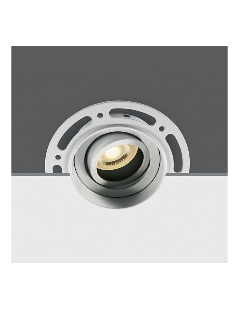 Frameless flush-mounted lamps - trimless - One Light LED bedroom white lamp Kapilio 11105TR/W - product kolory-swiatla.pl 1