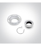 Frameless flush-mounted lamps - trimless - One Light LED bedroom white lamp Kapilio 11105TR/W - product 2