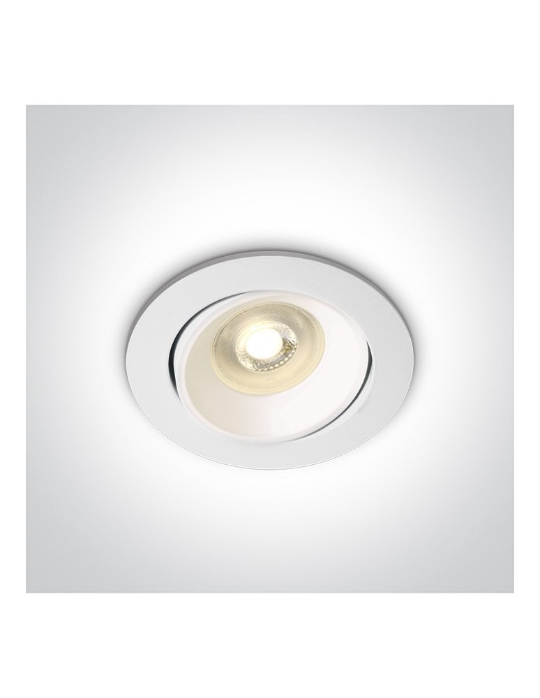 Flush-mounted lamps - pendants - One Light retro white kitchen lamp Arta 2 11105UA/W - product kolory-swiatla.pl 1