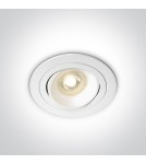 Flush-mounted lamps - pendants - One Light white kitchen retro ring lamp Arta 2 11105UB/W - product 1