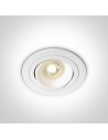 One Light white kitchen retro ring lamp Arta 2 11105UB/W
