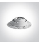 Frameless flush-mounted lamps - trimless - One Light recessed adjustable drop in white Cholargos 11105UTR/W - product 2