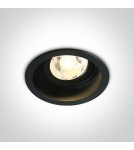 Flush-mounted lamps - pendants - One Light LED lamp black for store beam Edesa 11106DB/B/W - product 1