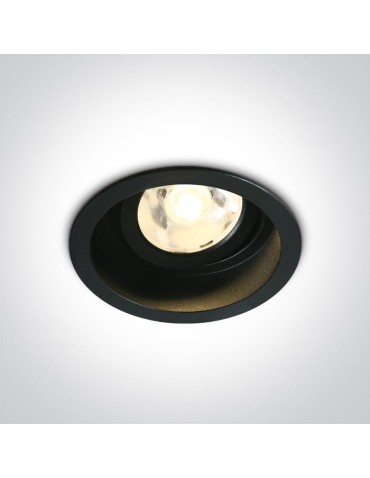 One Light LED lamp black for store beam Edesa 11106DB/B/W