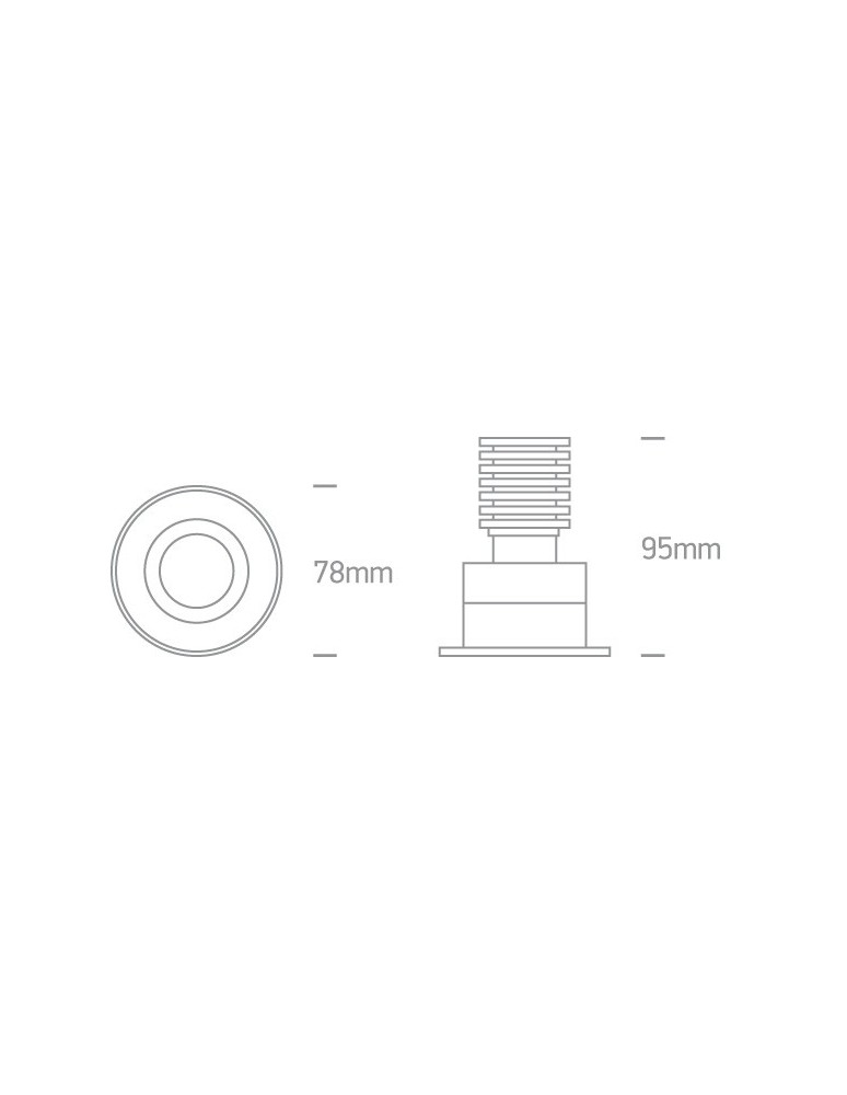 Lampy podtynkowe - oczka - One Light Lampa LED biała do sklepu wiązka Edesa 11106DB/W/W - produkt kolory-swiatla.pl 2