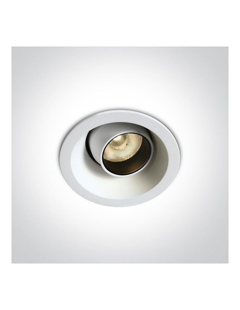 Flush-mounted lamps - pendants - One Light LED lamp white for dining room living room Ewosmos 11106M/W/W - product kolory-swiatla.pl 1