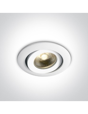 One Light Florina 11106PF/C white fireproof drop in.
