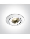 One Light Florina 11106PF/C white fireproof drop in.