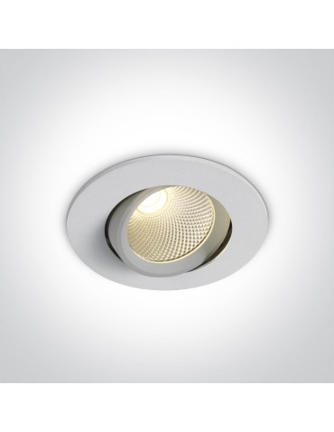 One Light LED recessed lamp white universal Glifada 11107B/W/W