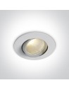 One Light LED recessed lamp white universal Glifada 11107B/W/W