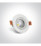 Flush-mounted lamps - pendants - One Light LED recessed lamp white universal Glifada 11107B/W/W - product 2