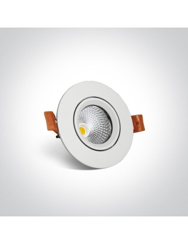 One Light Lampa LED wpust biały uniwersalny Glifada 11107B/W/W - produkt 2