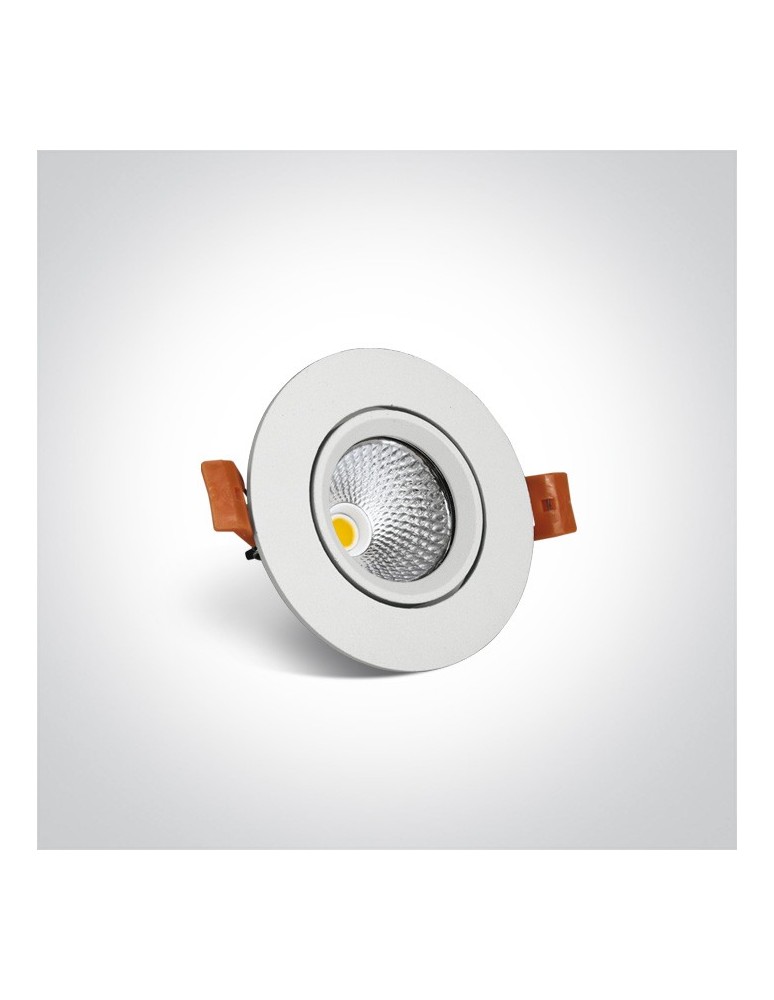 Flush-mounted lamps - pendants - One Light LED recessed lamp white universal Glifada 11107B/W/W - product kolory-swiatla.pl 2