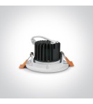 Flush-mounted lamps - pendants - One Light LED recessed lamp white universal Glifada 11107B/W/W - product 3