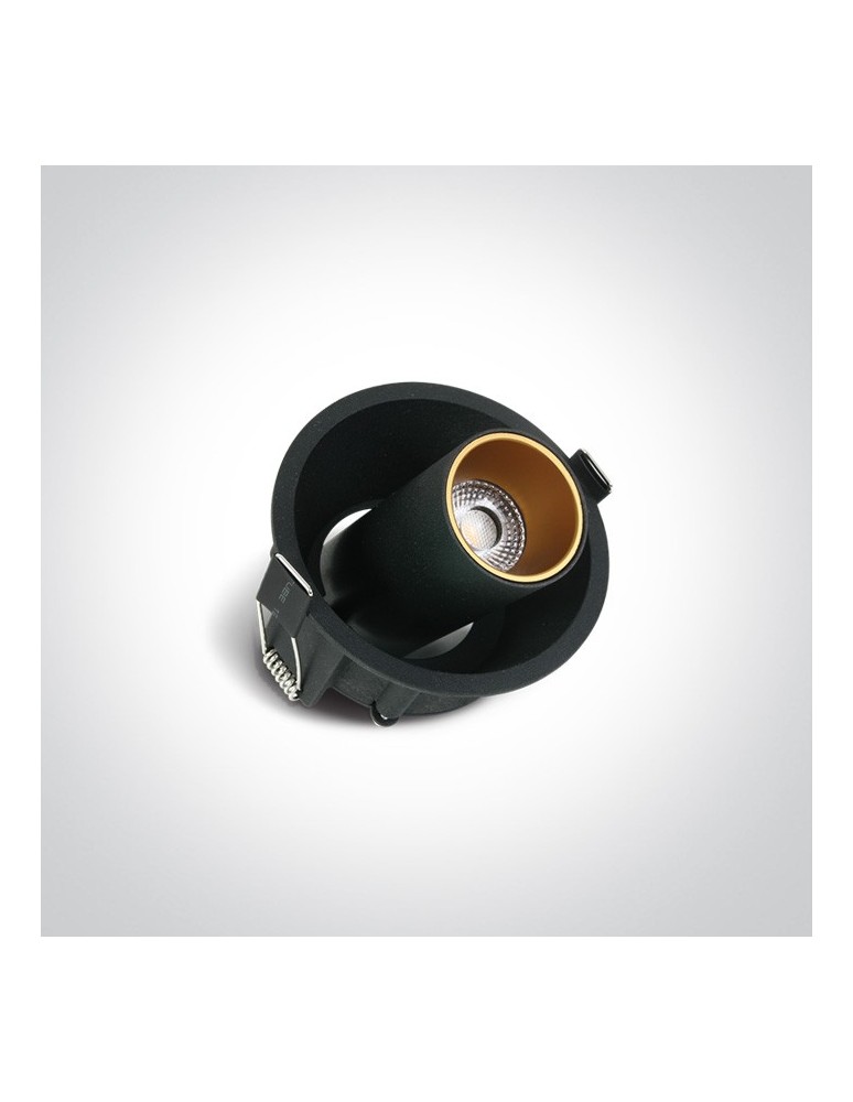 Flush-mounted lamps - pendants - One Light LED drop-in black adjustable Karistos 11107C/B/W - product kolory-swiatla.pl 2