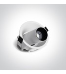 Flush-mounted lamps - pendants - One Light LED recessed white adjustable Karistos 11107C/W/W - product 2