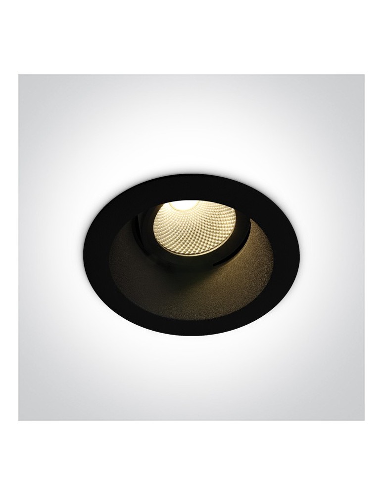 Flush-mounted lamps - pendants - One Light Koropi 11107FD/B/W adjustable black drop in. - product kolory-swiatla.pl 1