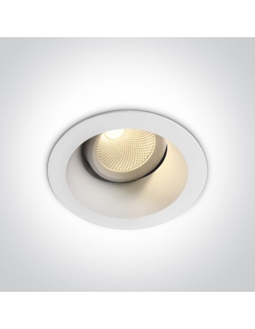 One Light recessed LED lamp white Koropi 11107FD/W/EW