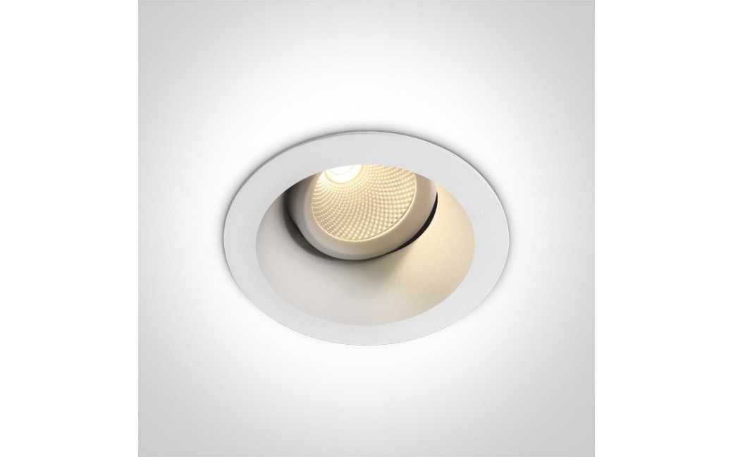 One Light Wpust lampa LED biała Koropi 11107FD/W/EW