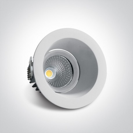 One Light Wpust lampa LED biała Koropi 11107FD/W/EW