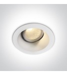 Flush-mounted lamps - pendants - One Light recessed LED lamp white Koropi 11107FD/W/W - product 1