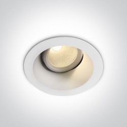One Light Wpust lampa LED biała Koropi 11107FD/W/W