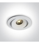 Flush-mounted outdoor lights - One Light LED outdoor white hardy recessed Amarusi 11107P/W/W IP54 - product 1