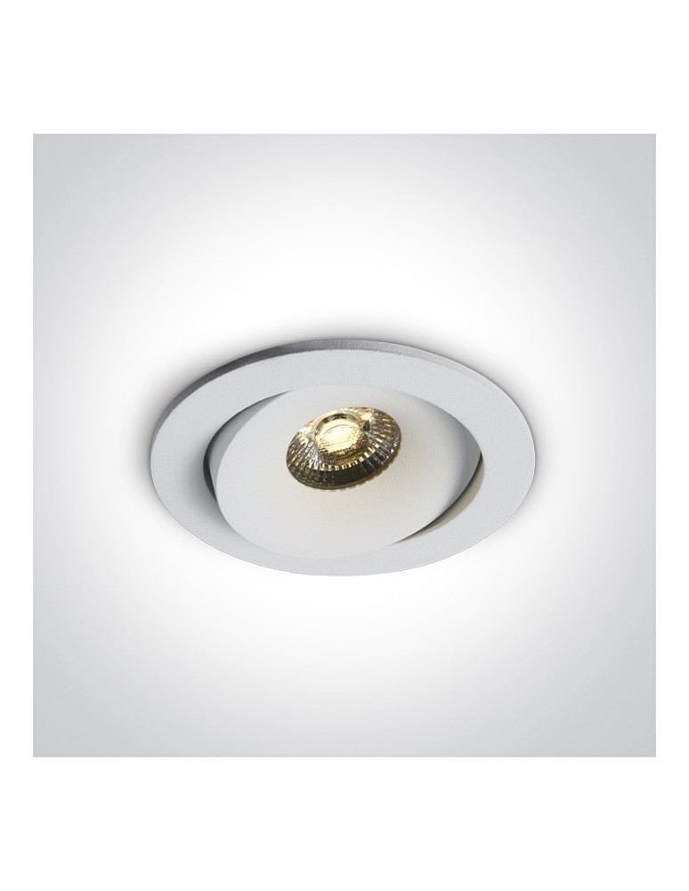 Flush-mounted outdoor lights - One Light LED outdoor white hardy recessed Amarusi 11107P/W/W IP54 - product kolory-swiatla.pl 1
