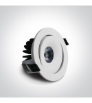 Flush-mounted outdoor lights - One Light LED outdoor white hardy recessed Amarusi 11107P/W/W IP54 - product 2