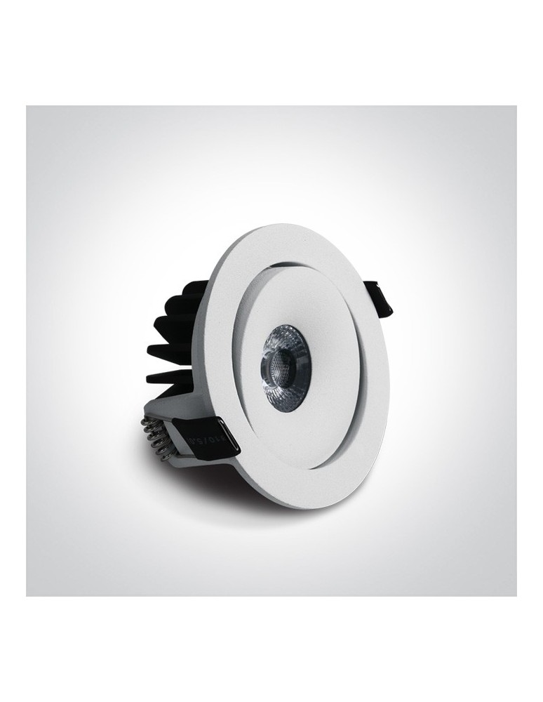 Flush-mounted outdoor lights - One Light LED outdoor white hardy recessed Amarusi 11107P/W/W IP54 - product kolory-swiatla.pl 2
