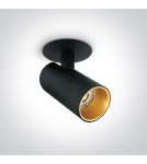 Recessed ceiling spotlights - One Light LED lamp for bedroom black Melisia 11107RA/B/W - product 1