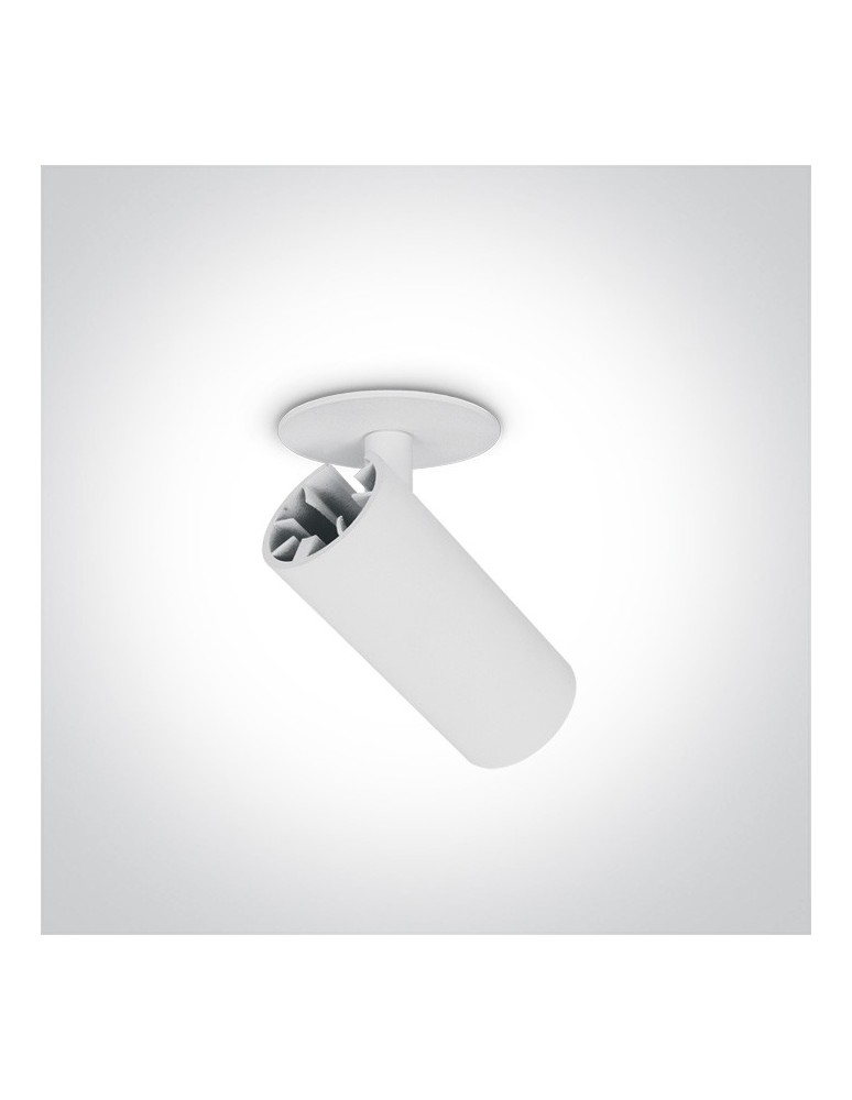 Recessed ceiling spotlights - One Light LED lamp for bedroom white Melisia 11107RA/W/W - product kolory-swiatla.pl 2