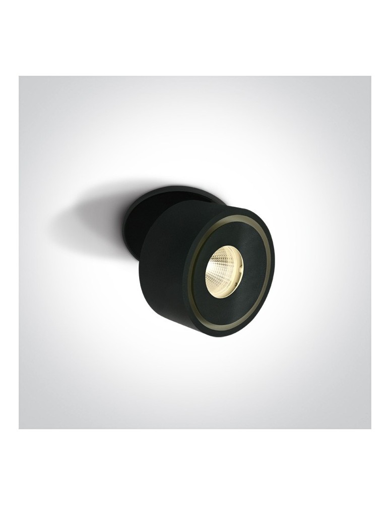 Recessed ceiling spotlights - One Light Black LED lamp for living room store Nausa 11108LA/B/W - product kolory-swiatla.pl 1