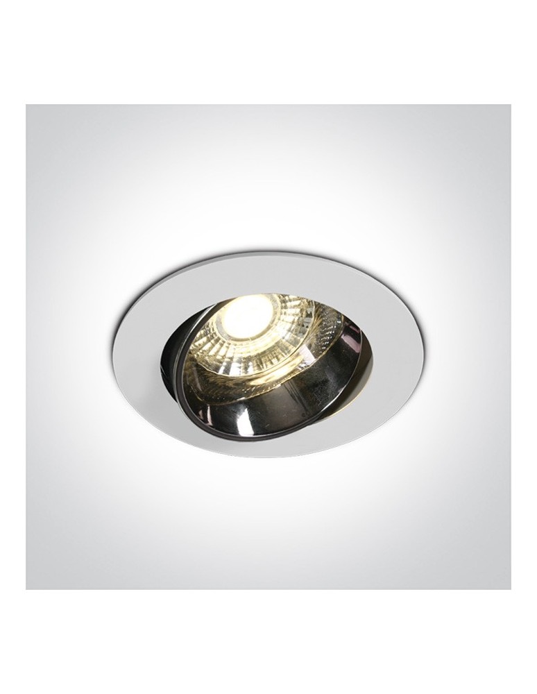 Flush-mounted lamps - pendants - One Light LED lamp white for hotel restaurant Ptolemaida 11110E/W/W - product kolory-swiatla.pl 1