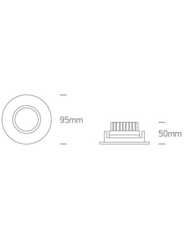 One Light LED lamp white for hotel restaurant Ptolemaida 11110E/W/W - product 2