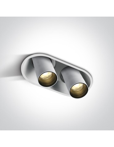 One Light LED lamp black double Kasandria 11207C/W/W