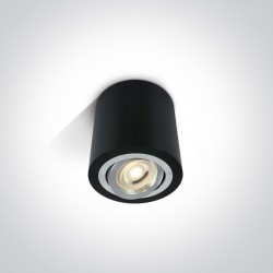 One Light Lampa LED tuba czarna Kroczkos 12105AB/B