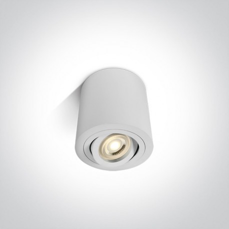 One Light Lampa LED tuba czarna Kroczkos 12105AB/W