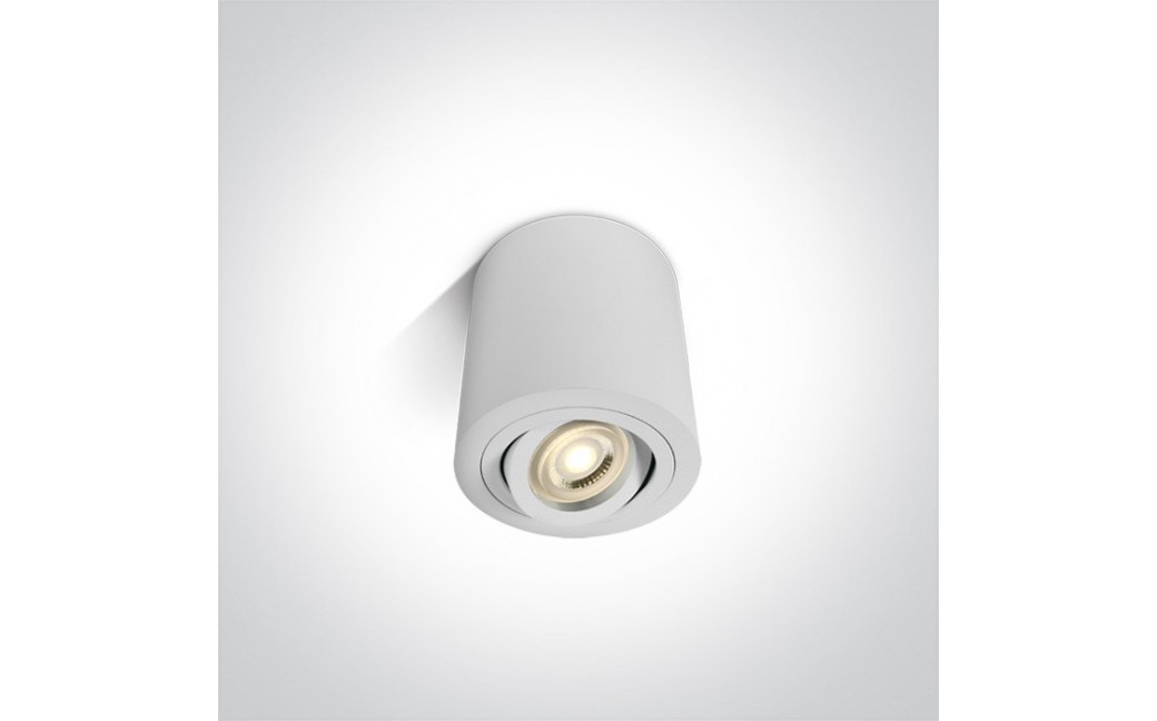 One Light Lampa LED tuba czarna Kroczkos 12105AB/W