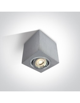 One Light Langadas aluminum ceiling lamp 12105AC/AL.