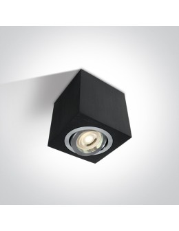 One Light Lampa sufitowa czarna Langadas 12105AC/AL