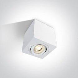 One Light Lampa sufitowa biała Langadas 12105AC/AL
