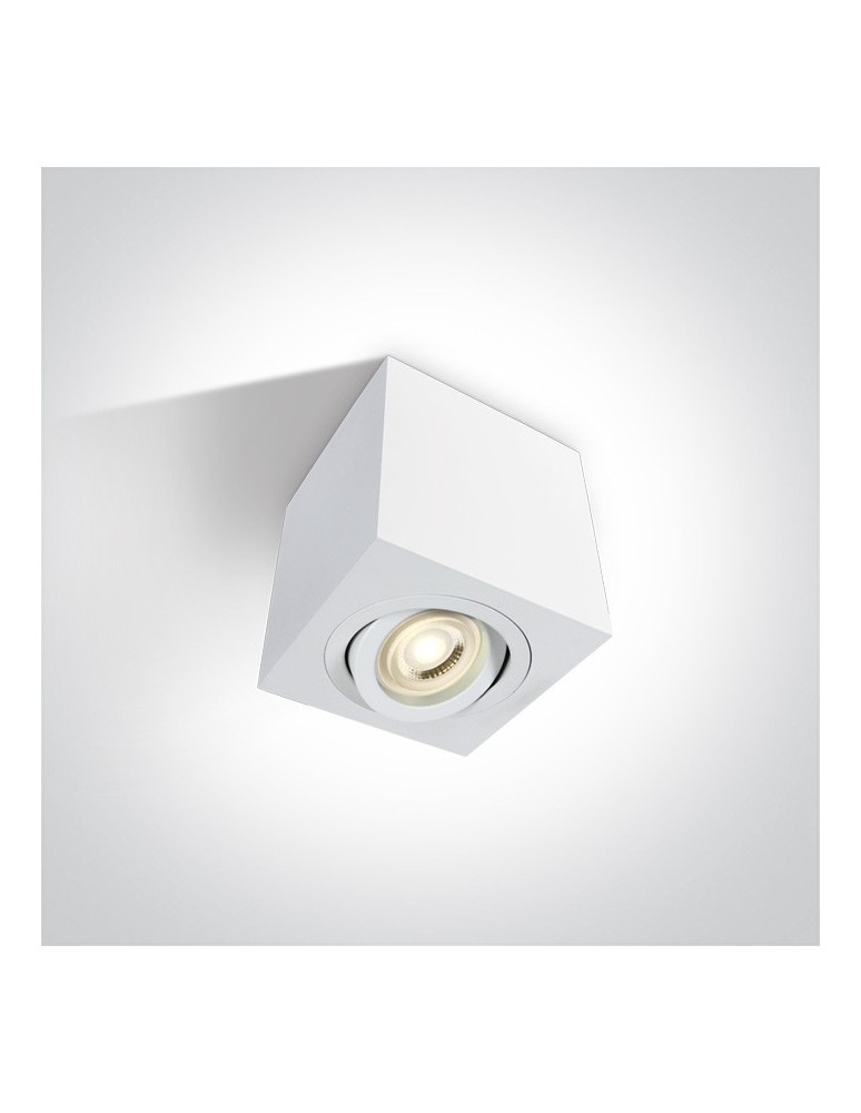 Ceiling luminaires for replaceable light source - One Light Langadas white ceiling lamp 12105AC/AL - product kolory-swiatla.pl 1