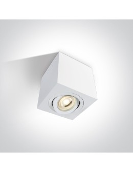 One Light Langadas white ceiling lamp 12105AC/AL