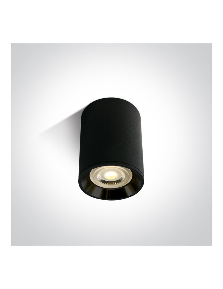 Ceiling luminaires for replaceable light source - One Light Black ceiling lamp for Lawrio 12105AL/B/B - product kolory-swiatla.pl 1