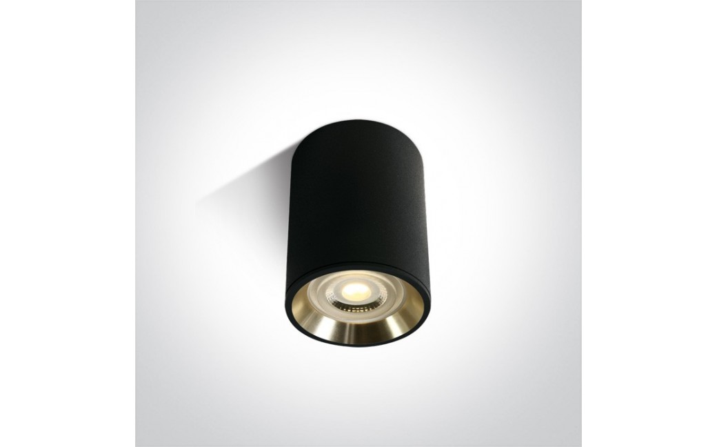 One Light Lampa sufitowa czarno-złota do Lawrio 12105AL/B/GL