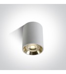 Ceiling luminaires for replaceable light source - One Light white-gold Lawrio ceiling lamp 12105AL/B/GL - product 1