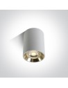 One Light white-gold Lawrio ceiling lamp 12105AL/B/GL