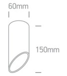 Ceiling luminaires for replaceable light source - One Light Black gold beveled ceiling lamp Lindos 12105E1/B/GL - product 2